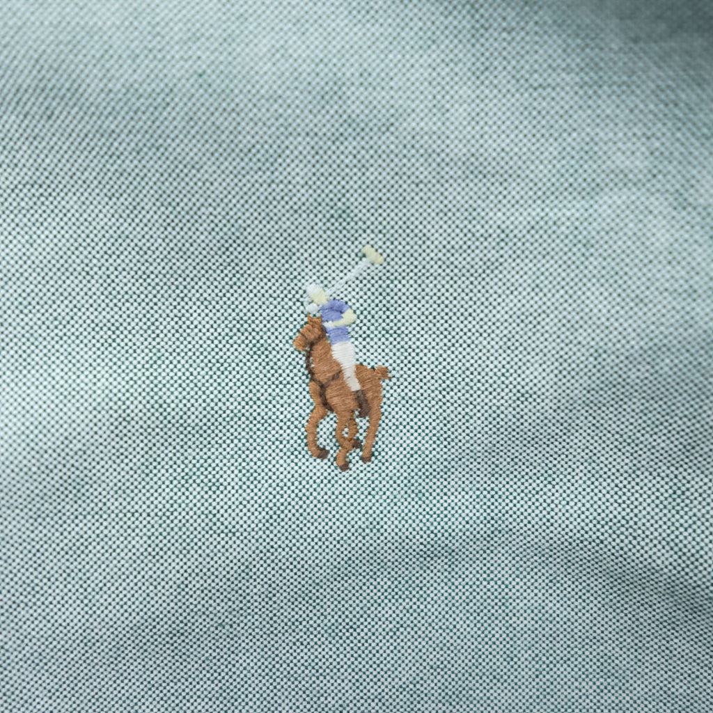 Ralph Lauren 90s Classic Fit Oxford Button Down Shirt Mint Green Pony Logo Cotton Men 14.5 32/33