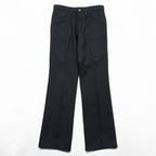 Wrangler 90年代 ヴィンテージ ランチャー ドレスジーンズ スラックス パンツ M ブラック センタープレス