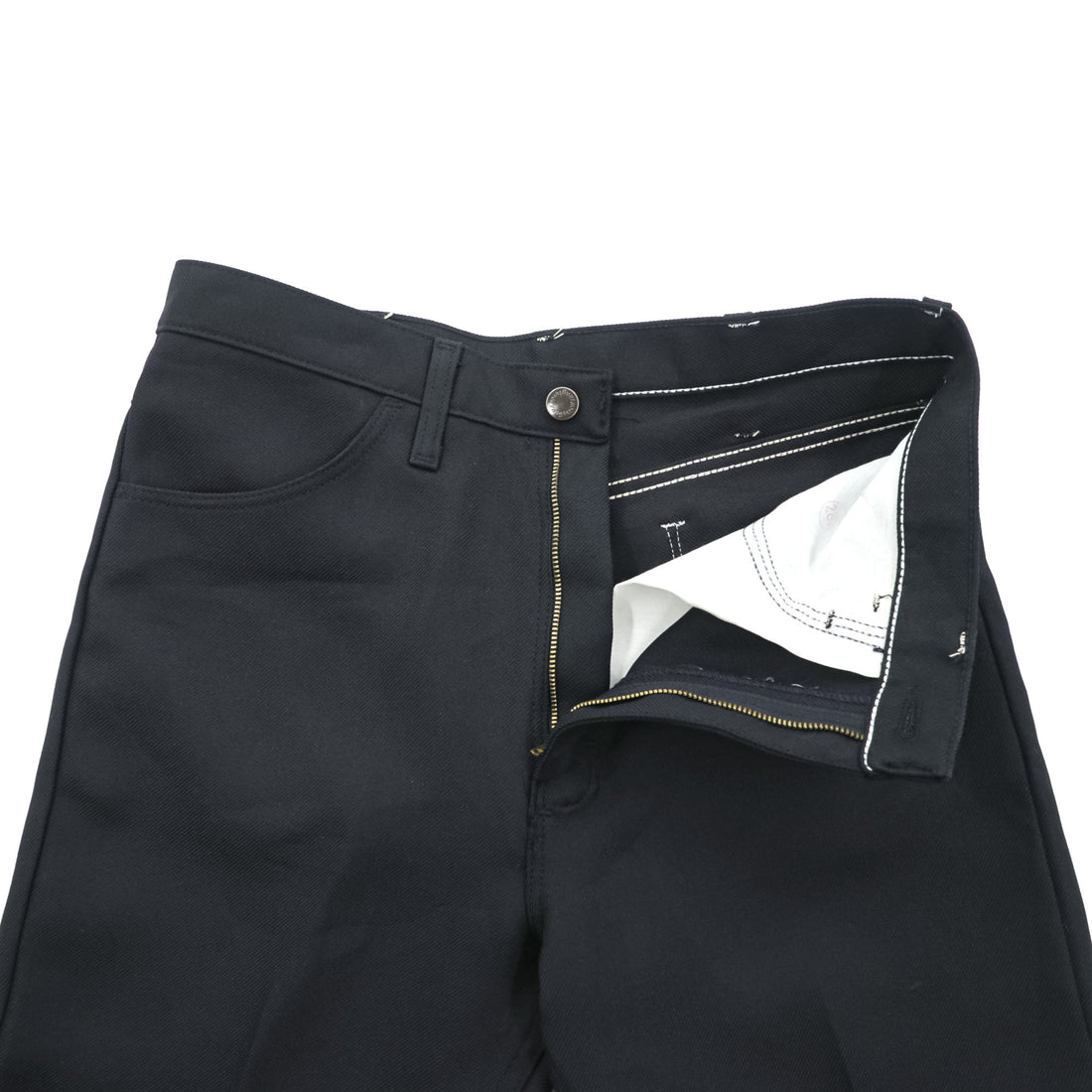 Wrangler 90年代 ヴィンテージ ランチャー ドレスジーンズ スラックス パンツ M ブラック センタープレス