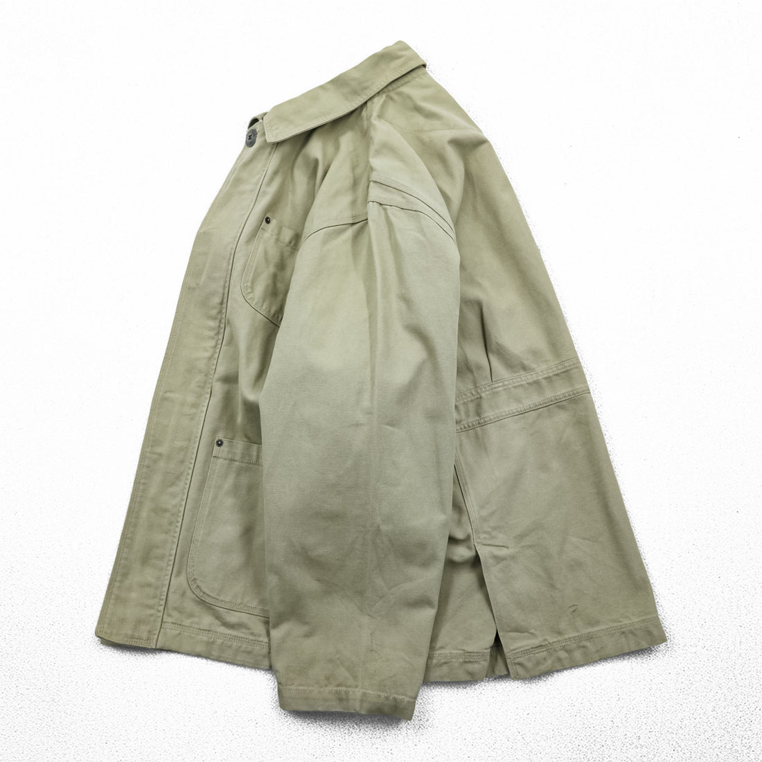 Timberland 00年代 ヴィンテージ ダック カバーオール ハンティングジャケット L ベージュ キャンバス 比翼 ジップアップ WEATHER GEAR 5270