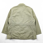 Timberland 00年代 ヴィンテージ ダック カバーオール ハンティングジャケット L ベージュ キャンバス 比翼 ジップアップ WEATHER GEAR 5270