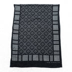 RRL Double RL Cotton Scarf Black White Geometric Dot Print Bandana Style Ralph Lauren Made in India