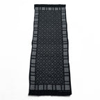 RRL Double RL Cotton Scarf Black White Geometric Dot Print Bandana Style Ralph Lauren Made in India