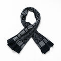 RRL Double RL Cotton Scarf Black White Geometric Dot Print Bandana Style Ralph Lauren Made in India