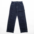 Snow Peak Japan Made TAKIBI spec Denim Pants Jeans L Indigo Blue PA-19SU102