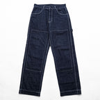 Snow Peak Japan Made TAKIBI spec Denim Pants Jeans L Indigo Blue PA-19SU102