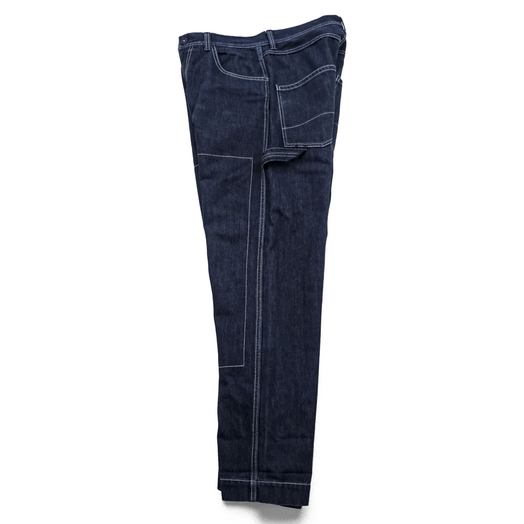 Snow Peak Japan Made TAKIBI spec Denim Pants Jeans L Indigo Blue PA-19SU102