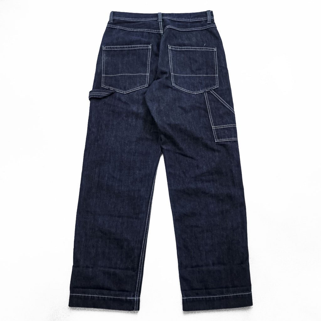 Snow Peak Japan Made TAKIBI spec Denim Pants Jeans L Indigo Blue PA-19SU102