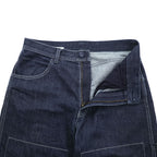 Snow Peak Japan Made TAKIBI spec Denim Pants Jeans L Indigo Blue PA-19SU102