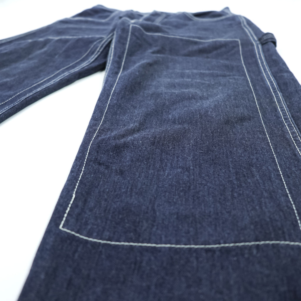 Snow Peak Japan Made TAKIBI spec Denim Pants Jeans L Indigo Blue PA-19SU102