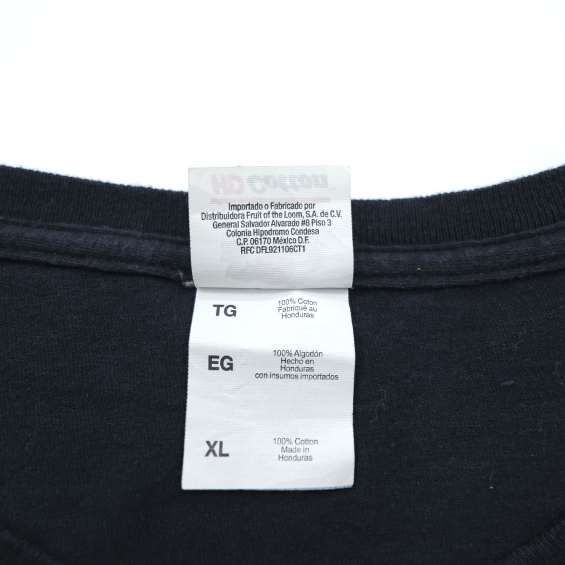 FRUIT OF THE LOOM スカル 骸骨 プリントTシャツ XL ブラック HD Cotton コットン I GOT YOUR BACK