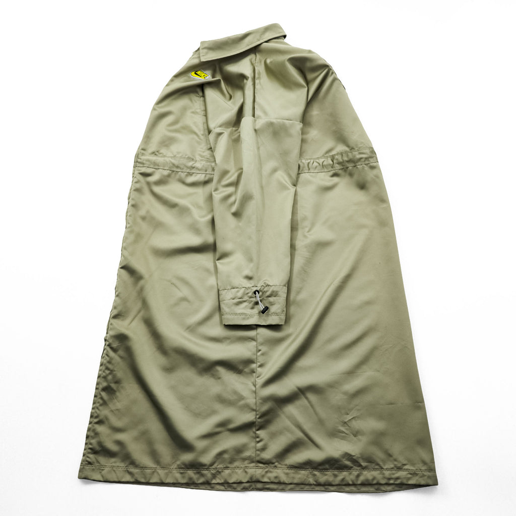 NIKE Clash Satin Long Jacket Coat FREE Drawstring Windmill CU5974-342