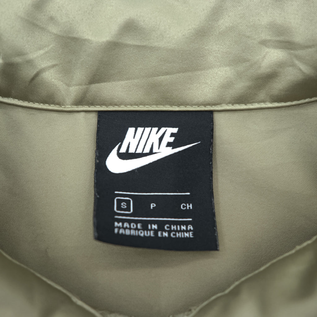 NIKE Clash Satin Long Jacket Coat FREE Drawstring Windmill CU5974-342