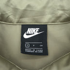 NIKE Clash Satin Long Jacket Coat FREE Drawstring Windmill CU5974-342