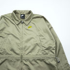 NIKE Clash Satin Long Jacket Coat FREE Drawstring Windmill CU5974-342
