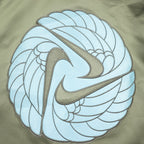 NIKE Clash Satin Long Jacket Coat FREE Drawstring Windmill CU5974-342