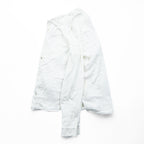 KAPITAL 日本製 ガーゼ ハイチンシャツ 長袖シャツ L ホワイト ハイネック コットン