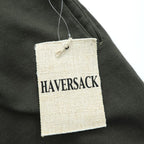 HAVERSACK Japan Made Asymmetrical Balloon Sarouel Pants S Khaki Unused 861620