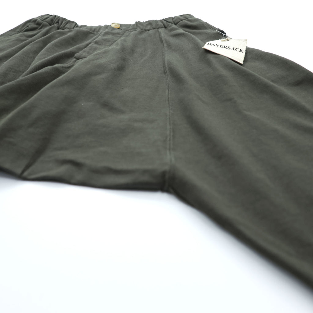 HAVERSACK Japan Made Asymmetrical Balloon Sarouel Pants S Khaki Unused 861620