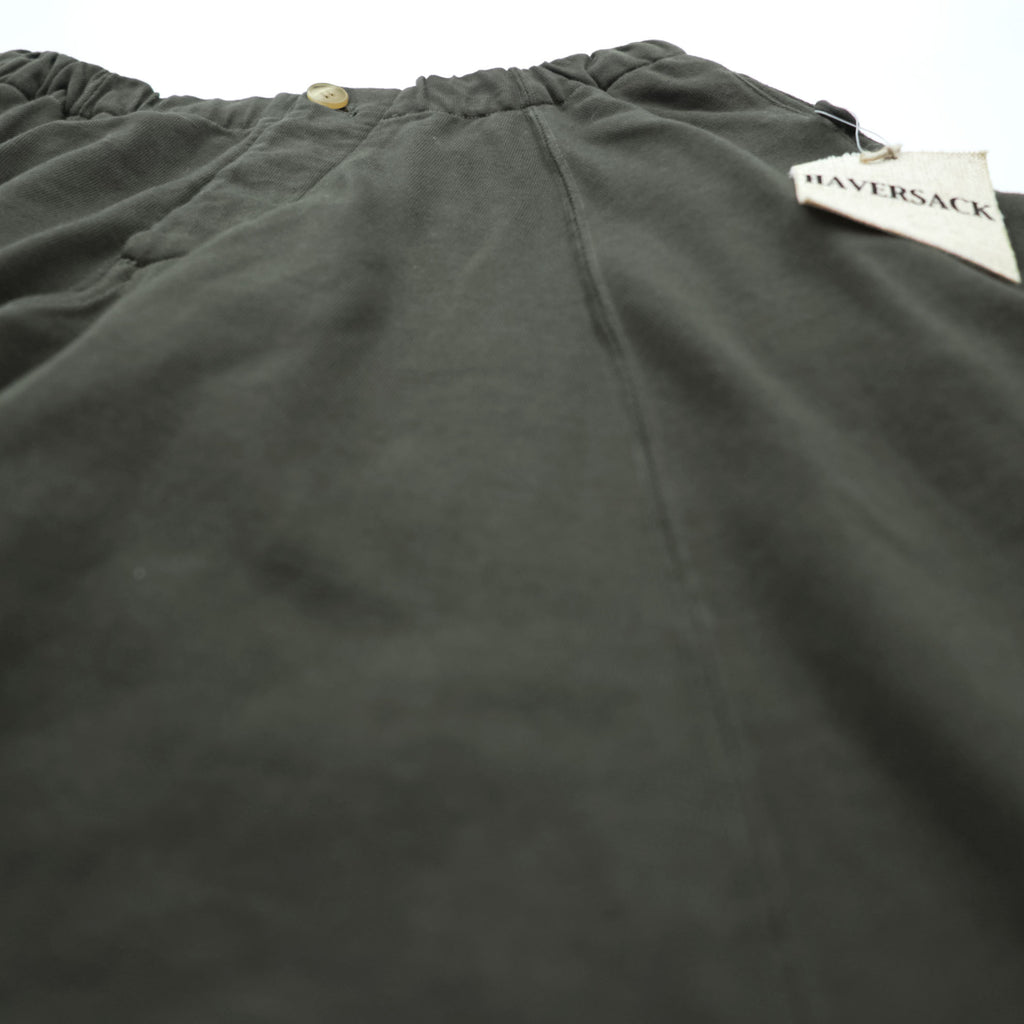 HAVERSACK Japan Made Asymmetrical Balloon Sarouel Pants S Khaki Unused 861620