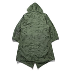 Vintage 80s US Military Desert Night Camouflage Fishtail Parka Small 1984 DNC Hooded Cotton Nylon