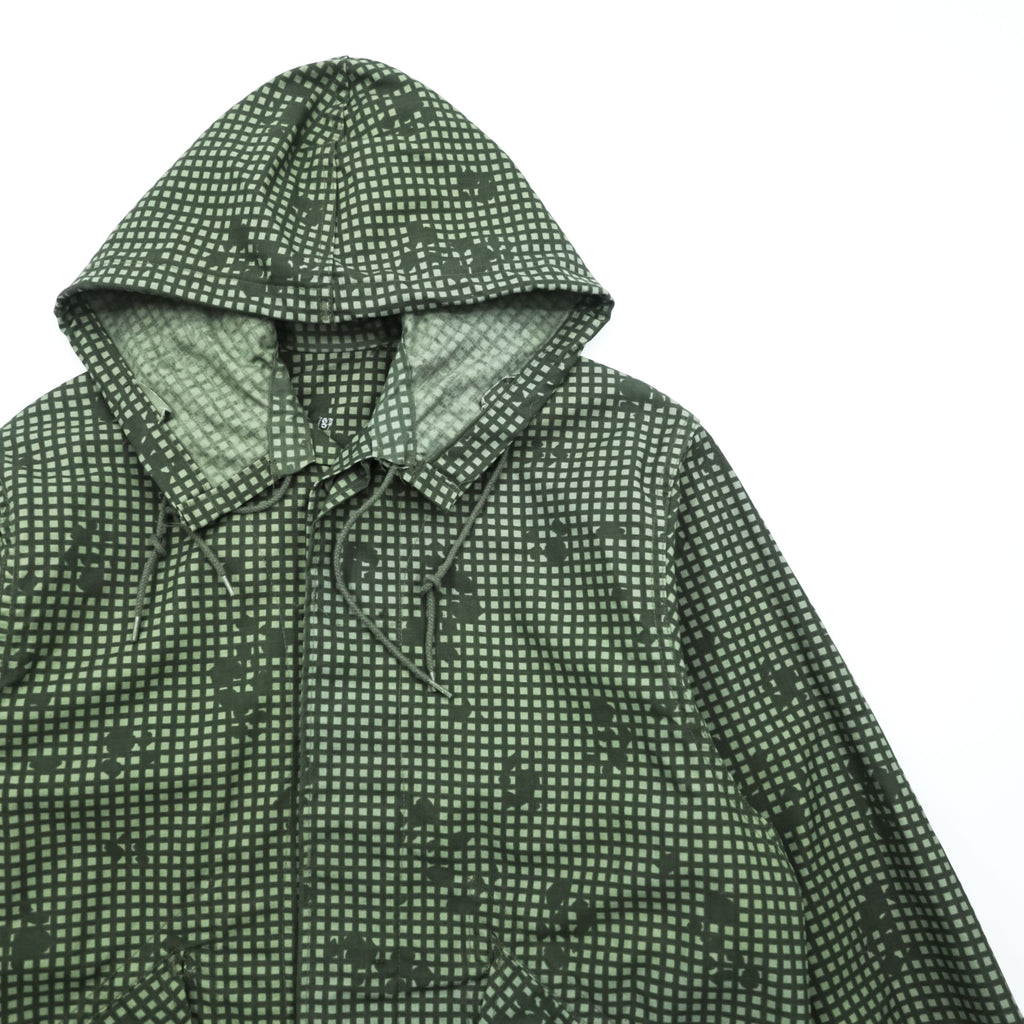 Vintage 80s US Military Desert Night Camouflage Fishtail Parka Small 1984 DNC Hooded Cotton Nylon