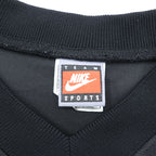 NIKE 90年代 USA製 ヴィンテージ ゲームシャツ Tシャツ L ブラック メッシュ TEAM SPORTS フットボールジャージ ナンバリング