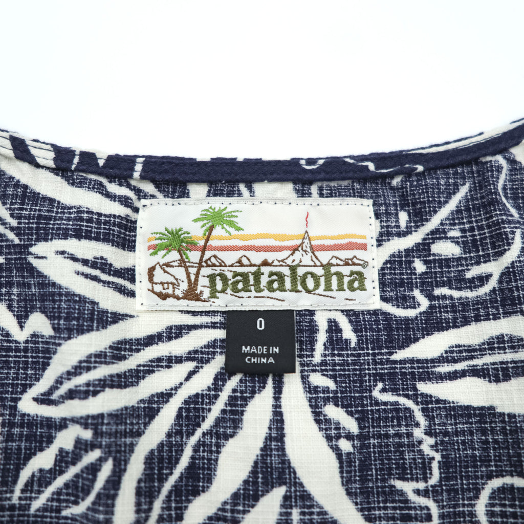 Patagonia パタロハ Pataloha ノースリーブ ワンピース XS ブルー 花柄 ボタニカル 総柄 Limited Edition 58995