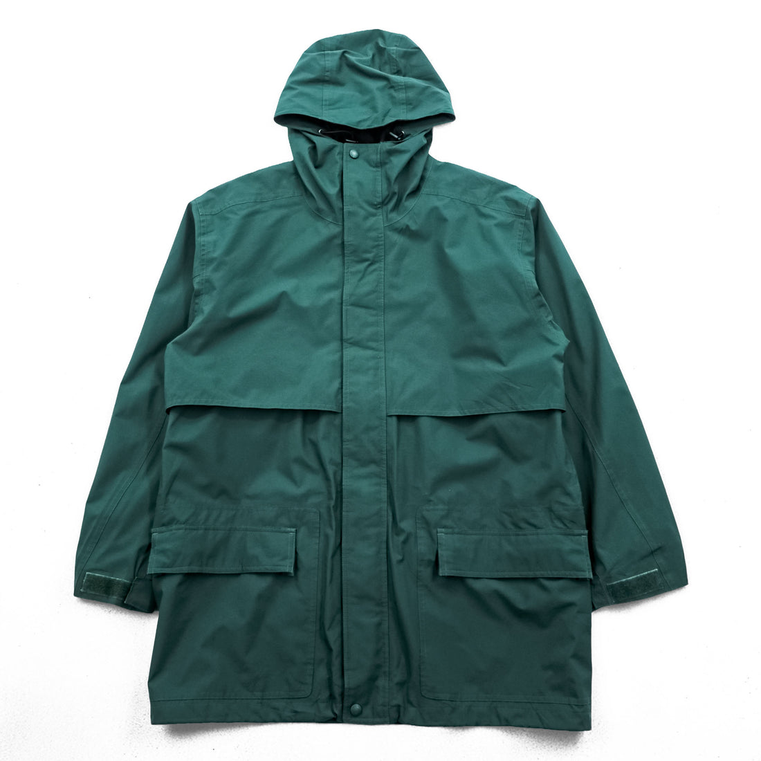 Eddie Bauer ゴアテックス GORE-TEX 防水 マウンテンパーカー シェル レインジャケット M グリーン ドローコード 90年代 ヴィンテージ