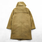 Brooks Brothers Zip-up Duffle Coat, Size L, Brown, Melton Wool Hoodie Storage, 346, Tartan Checked Lining