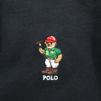 Polo Ralph Lauren Zip Up Hoodie S Black brushed lining Polo Bear