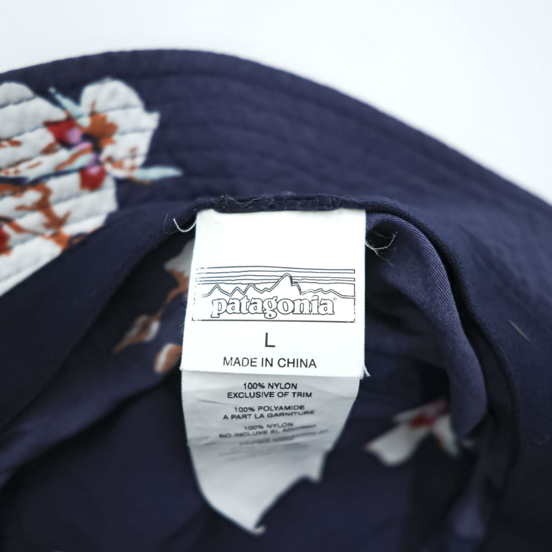 Patagonia ウェーブフェアラー Wavefarer バケットハット ネイビー 総柄 花柄 UPF50＋ 29156