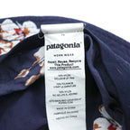 Patagonia ウェーブフェアラー Wavefarer バケットハット ネイビー 総柄 花柄 UPF50＋ 29156