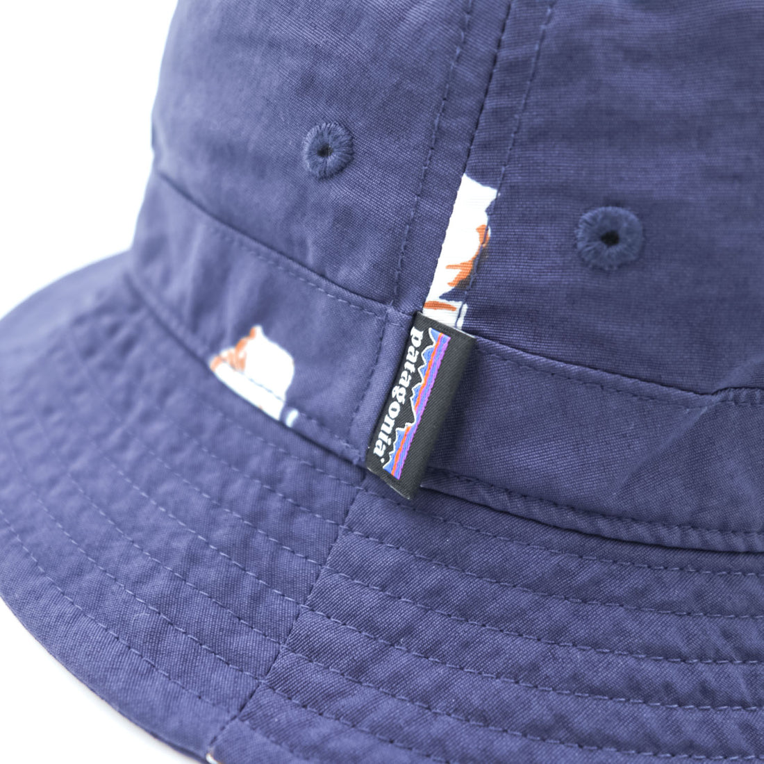 Patagonia ウェーブフェアラー Wavefarer バケットハット ネイビー 総柄 花柄 UPF50＋ 29156