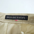 BURBERRY 90年代 ヴィンテージ リネン タイト スカート M ベージュ