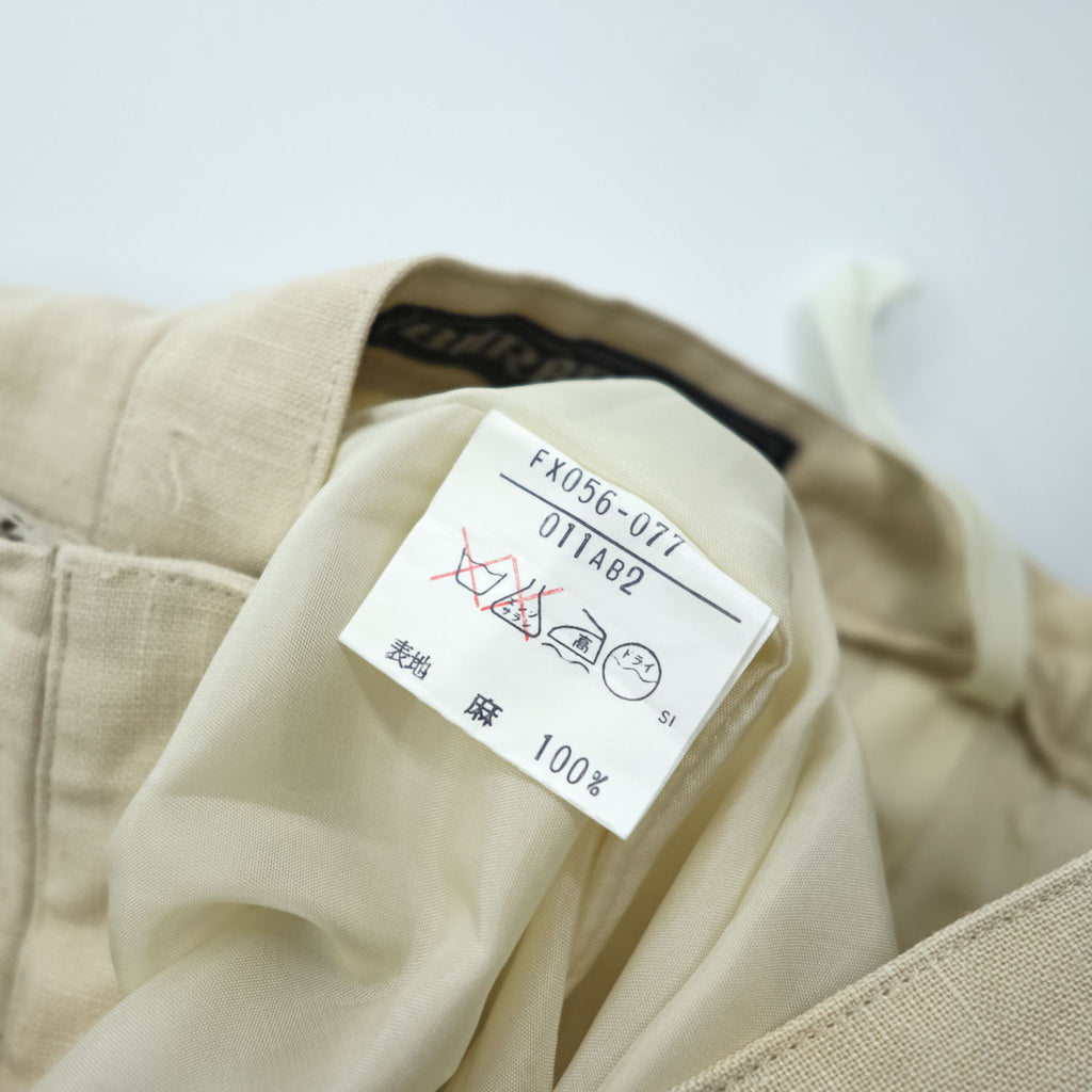 BURBERRY 90年代 ヴィンテージ リネン タイト スカート M ベージュ