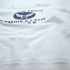 BUZZ RICKSON'S Japan Made U.S. AIR FORCE Sweatshirt, Size L, White, Discharge Print