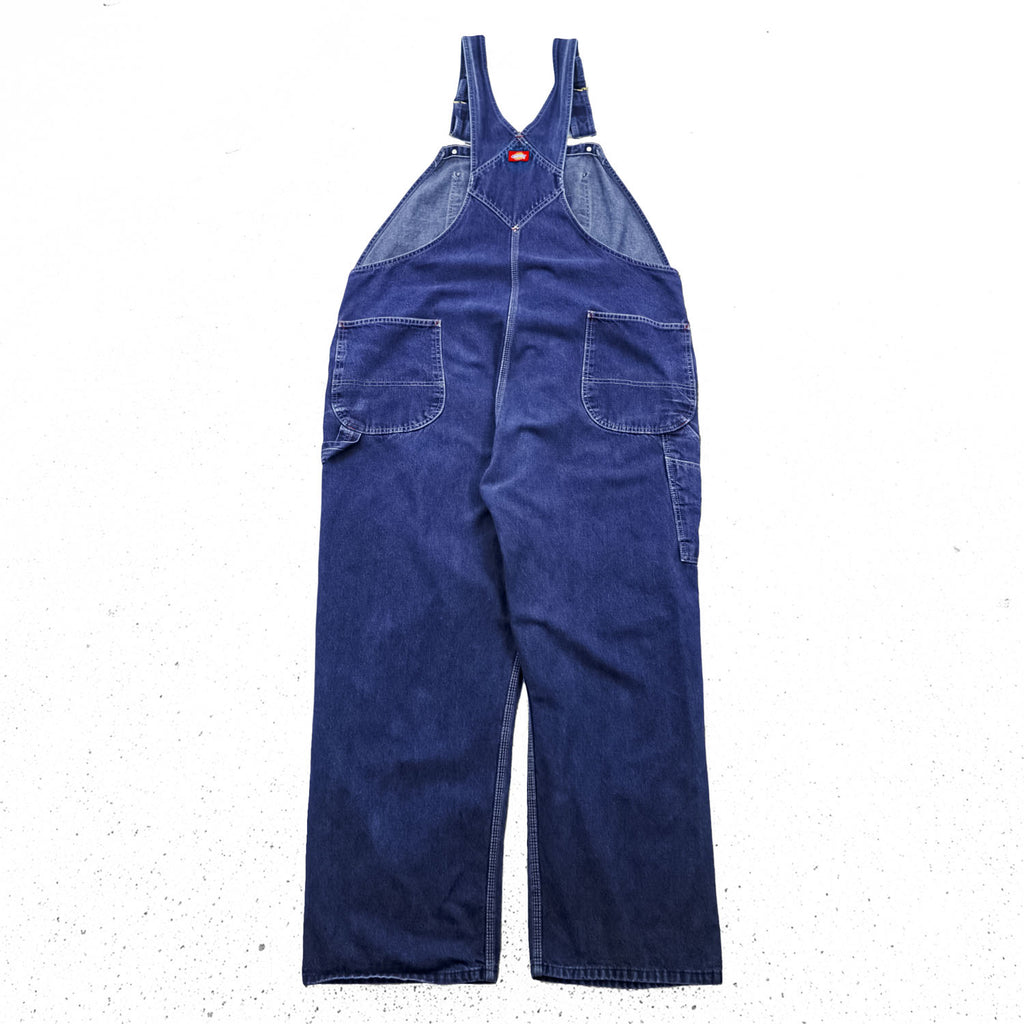 Dickies ビッグサイズ デニム オーバーオール サロペット 4XL インディゴ ブルー ビブ ワーク 83294NB