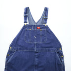 Dickies ビッグサイズ デニム オーバーオール サロペット 4XL インディゴ ブルー ビブ ワーク 83294NB