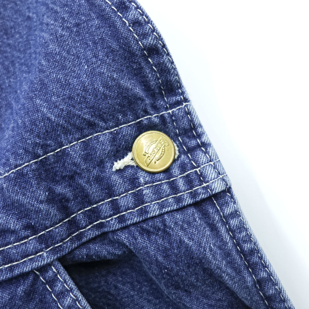 Dickies ビッグサイズ デニム オーバーオール サロペット 4XL インディゴ ブルー ビブ ワーク 83294NB