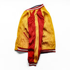 IOLANI Reversible Sukajan Souvenir Jacket Fireworks Embroidery Navy Ivory Gold Red Size L