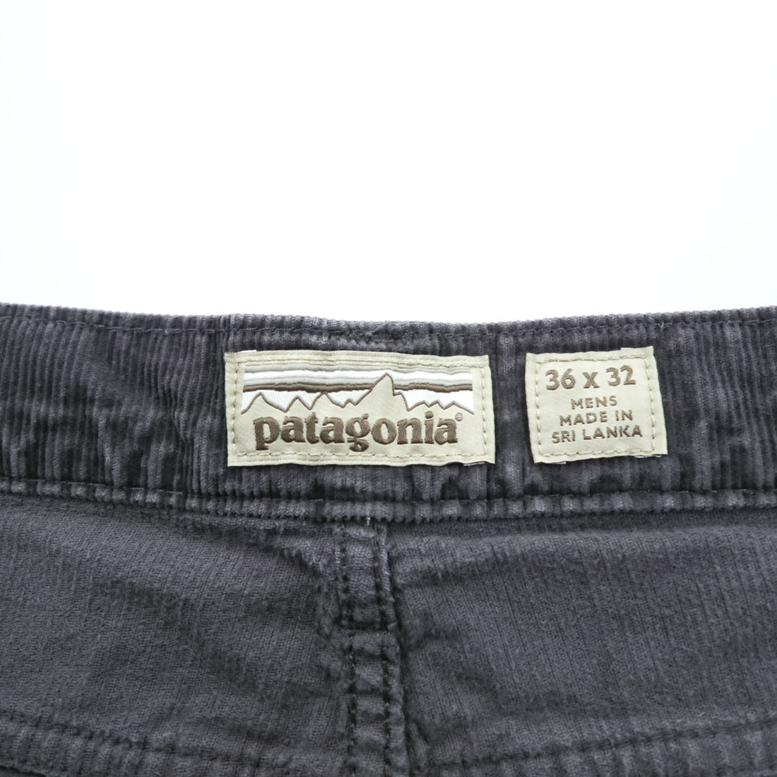 Patagonia 5ポケット コーデュロイパンツ チノパンツ L グレー ストレート オーガニックコットン