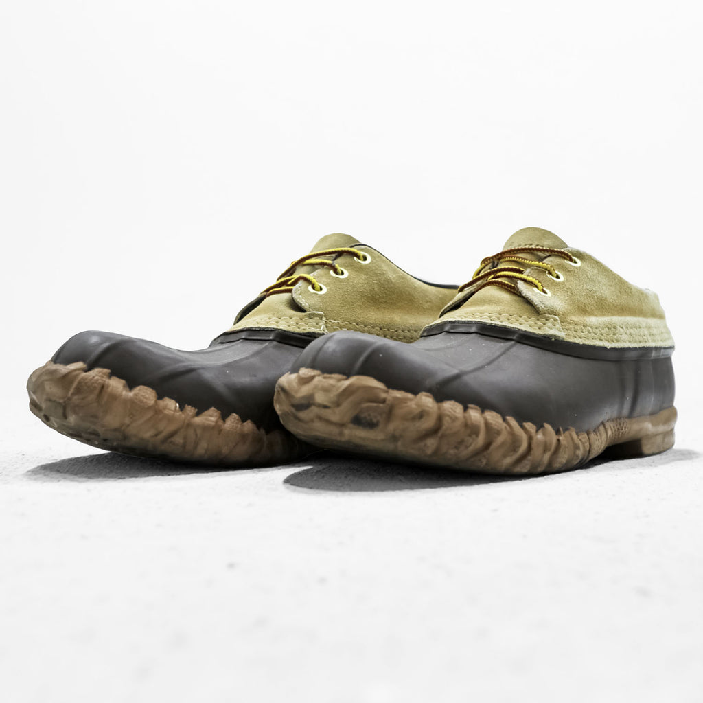Danner ダックシューズ ビーンブーツ 28cm ブラウン キャンバス ラバー SLUSHER 3 EYELETS 90202X 1011