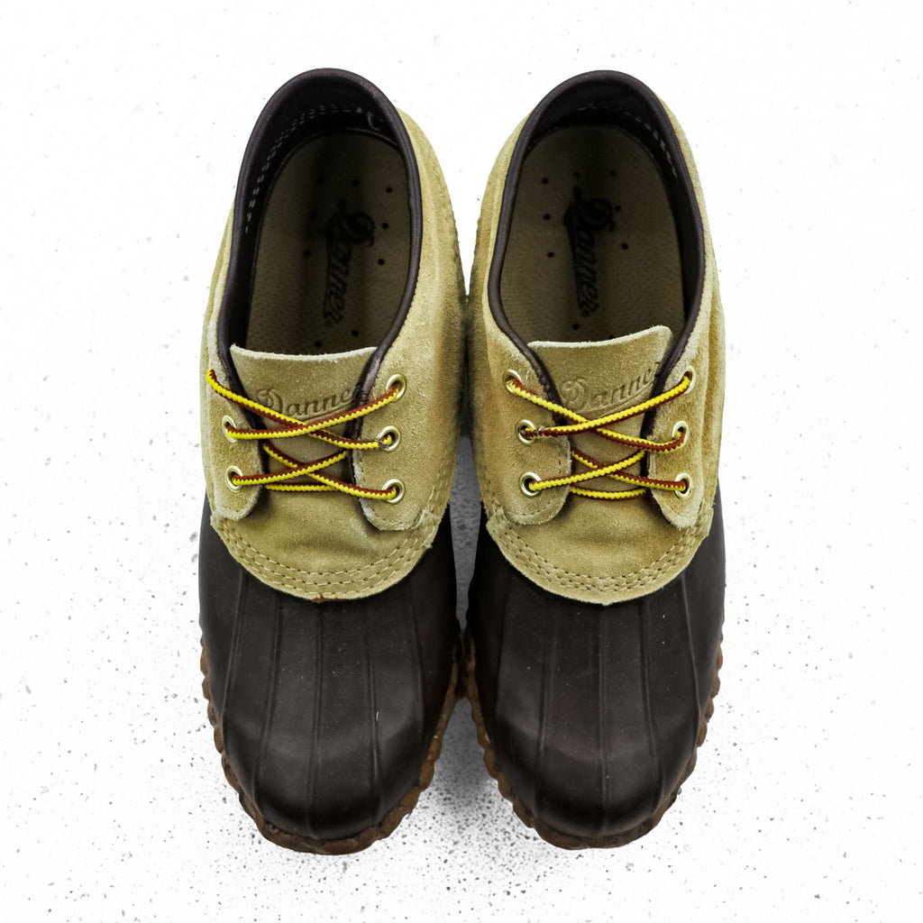 Danner ダックシューズ ビーンブーツ 28cm ブラウン キャンバス ラバー SLUSHER 3 EYELETS 90202X 1011