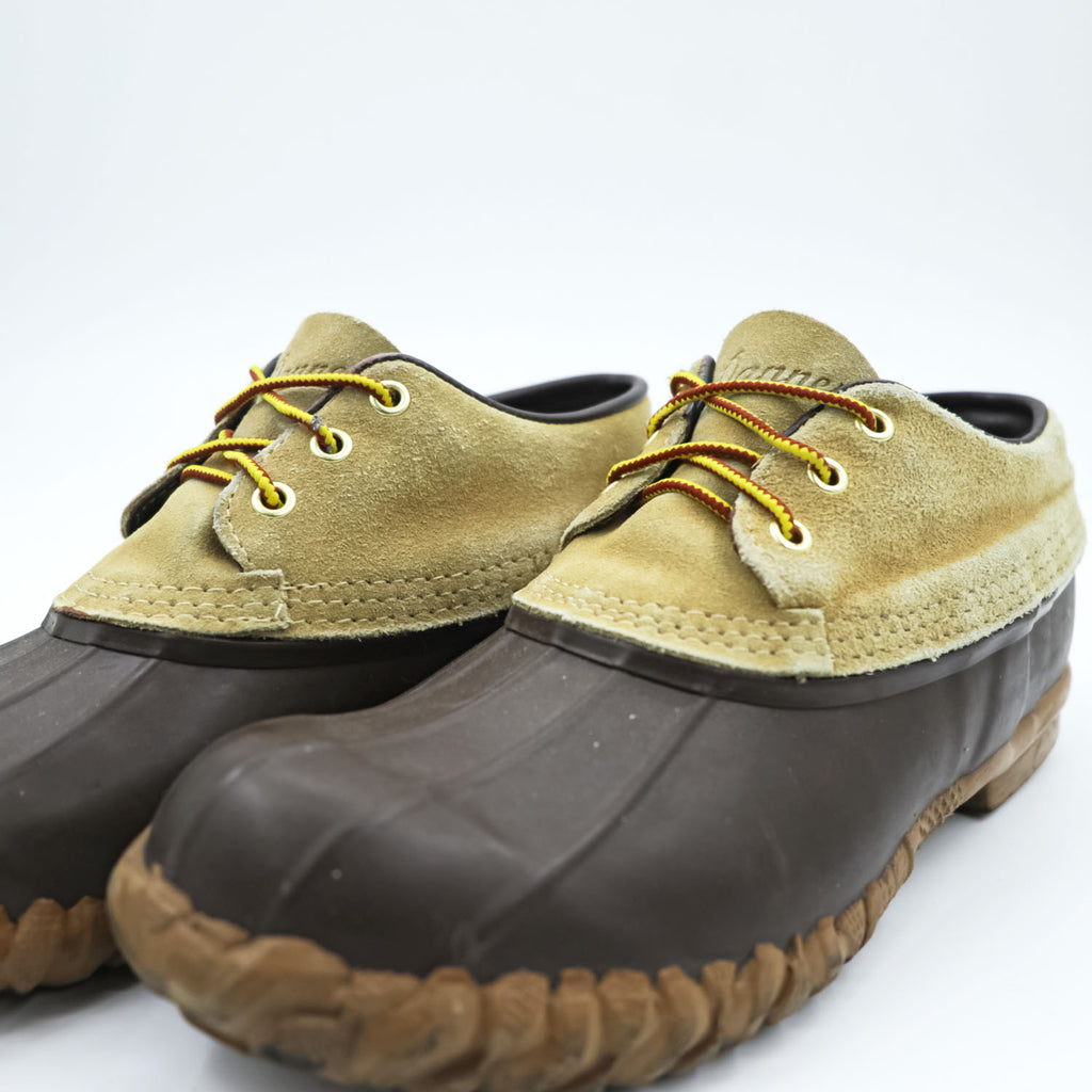 Danner ダックシューズ ビーンブーツ 28cm ブラウン キャンバス ラバー SLUSHER 3 EYELETS 90202X 1011