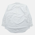 Ralph Lauren 90s Vintage YARMOUTH Long-Sleeve Button-Down Shirt, Size XXL, White Oxford, Small Pony Logo Embroidery