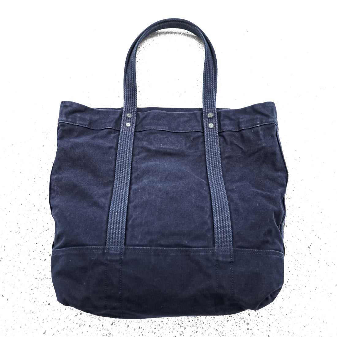 Polo Ralph Lauren Big Pony Tote Bag, Navy Canvas, Vintage Finish