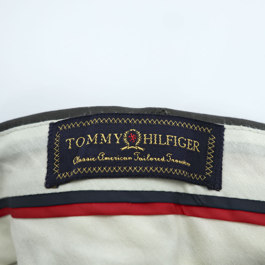 TOMMY HILFIGER 90年代 ヴィンテージ 2タック スラックス パンツ L グレー プリーツ ダブルカフス