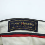 TOMMY HILFIGER 90年代 ヴィンテージ 2タック スラックス パンツ L グレー プリーツ ダブルカフス