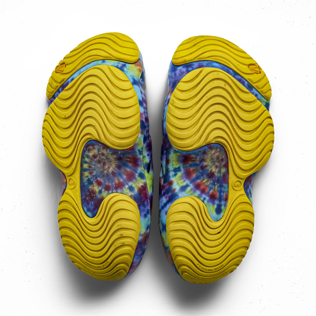 KEEN ヨギ YOGUI ARTSFULL サンダル 28cm ブルー イエロー タイダイ 1014818